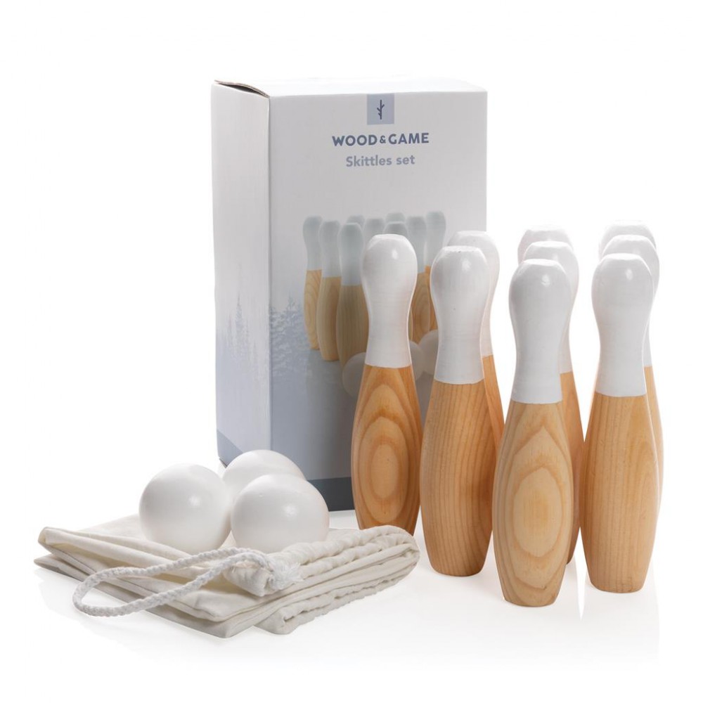 Wooden skittles set | Eco gift